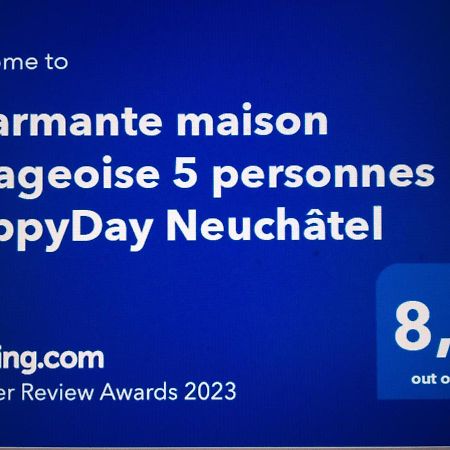Charmante Maison Villageoise 5 Personnes Happyday Neuchatel Saint-Blaise Exteriér fotografie